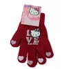Красные детские перчатки Китти