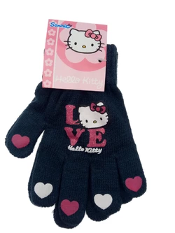 Дитячі перчатки з сердечками Hello Kitty