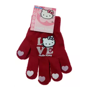Красные детские перчатки Китти